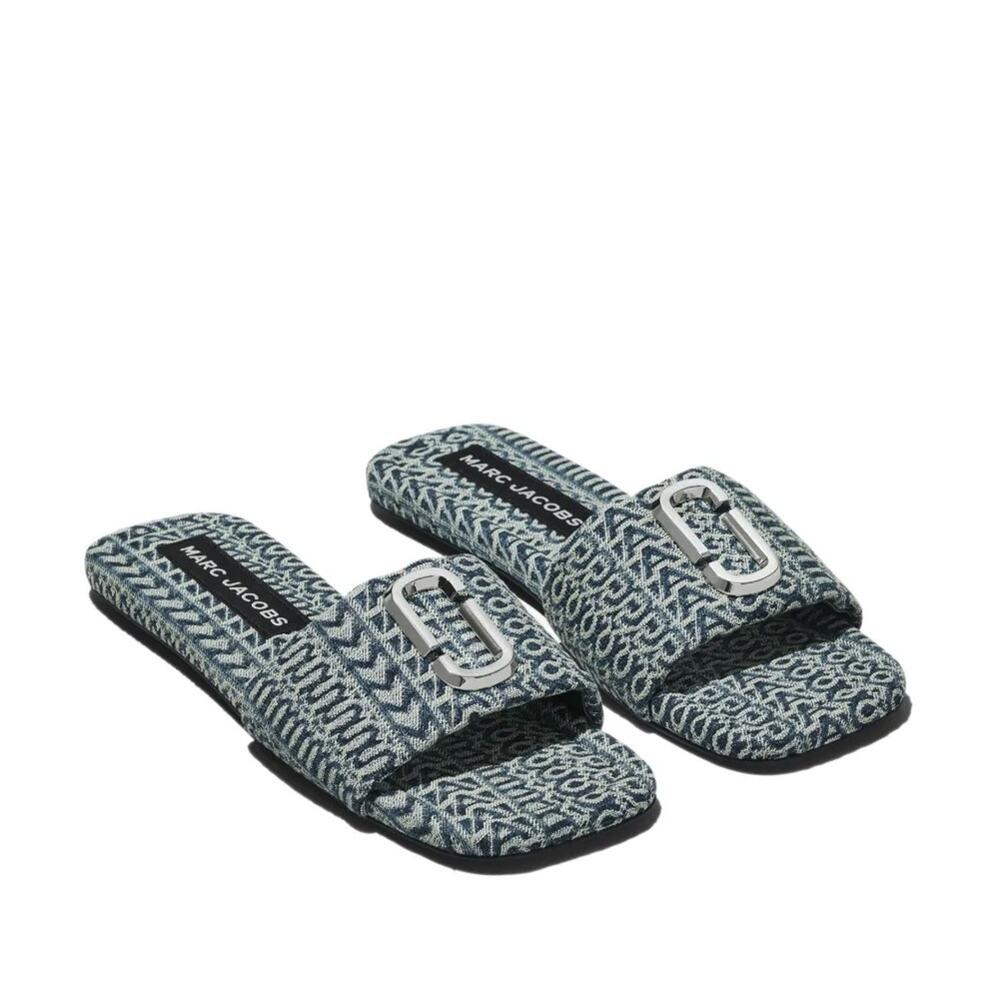Marc Jacobs The J Marc denim slides 36 NWT - image 1